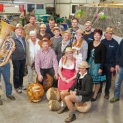 Messeteam Hager-Hausmesse 2016 Mit Holzhut
